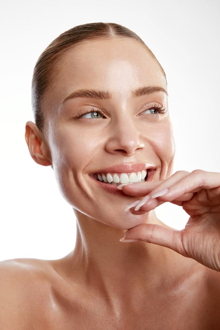 Smiling patient
